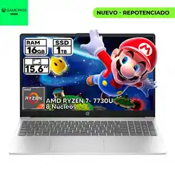 Falabella PORTATIL AMD RYZEN 7 7730U 16GB RAM 1TB SSD PANTALLA 15,6 FHD oferta
