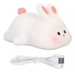 Falabella Lámpara Táctil Silicona Conejito LED Recargable Luz Nocturna oferta