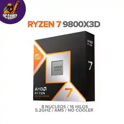 Falabella PROCESADOR RYZEN 7 9800X3D/ 8 NUCLEOS / 16 HILOS 5.2GHZ / AM5 oferta