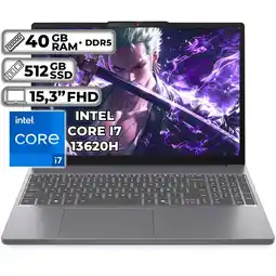 Falabella PORTÁTIL SLIM 3 15IRH10 INTEL CORE I7-13620H 40GB RAM 512GB SSD 15.3 FHD WUXGA oferta