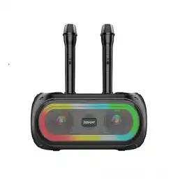Falabella Parlante Karaoke Bluetooth Multifuncional Led Incluye Dos Micrófonos oferta