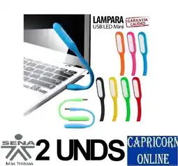 Falabella 2 Lamparas Led Flexible USB Para PC oferta
