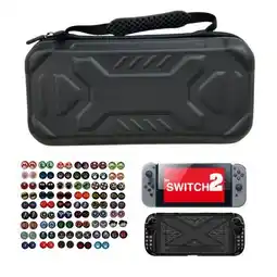 Falabella Combo Protector Completo Relieve Negro Compatible Switch 2 oferta