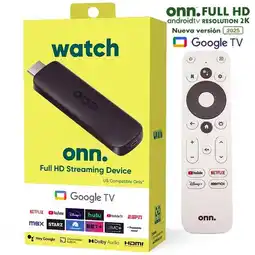 Falabella Convertidor Watch ONN TV Stick 2K Full HD Google Streaming oferta