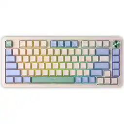 Falabella TECLADO UCAL PRO K673CPG-RGB-PRO-SP CREMA PURPURA VERDE oferta