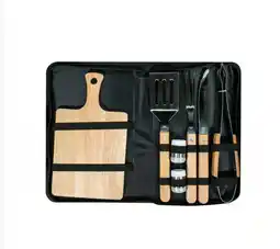 Falabella Set Asado 7 Piezas Parrillero Cuchillo Tabla Espatula oferta