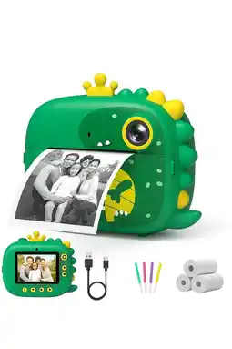 Falabella Cámara Impresora Infantil Dinosaurio Verde oferta