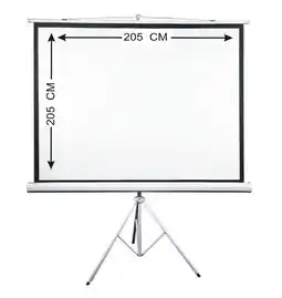 Falabella Pantalla Telón de Proyección Trípode 205 x 205 cm oferta