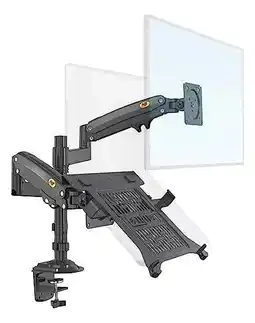 Falabella Soporte Para Escritorio Doble Portatil Y Monitor Northbayou H180-FP2 oferta