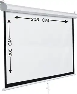 Falabella Pantalla Telon de Proyección manual 205 x 205 cm oferta