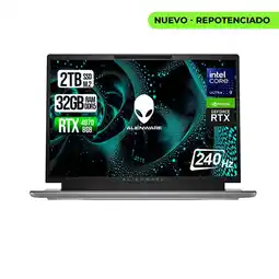 Falabella ALIENWARE INTEL CORE ULTRA 9-185H RTX 4070 8GB SSD 2TB RAM 32GB LED 16 QHD 240Hz oferta