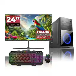 Falabella Computador de Escritorio Ryzen 5 4600GT SSD 512GB RAM 8GB Monitor 24 121798 oferta