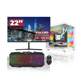 Falabella Computador Gamer Ryzen 5 4600G SSD 512GB RAM 16GB Monitor 22 121717 oferta