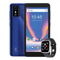 Falabella Celular Blade L9 1GB 32GB Blue + Smartwatch Jaltech oferta