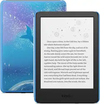 Falabella Kindle Kids 11th Gen 16GB Funda Ballena Espacial - 6 Negro oferta