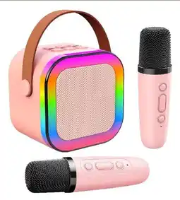 Falabella Parlante Mini karaoke doble micrófono oferta