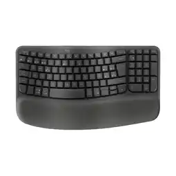 Falabella Teclado Ergonomico Inalambrico Wave Keys Negro oferta