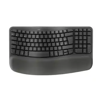 Falabella Teclado Ergonomico Inalambrico Wave Keys Negro oferta