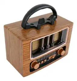 Falabella Radio Retro AM/FM/SW con Soporte para Teléfono 6638 oferta
