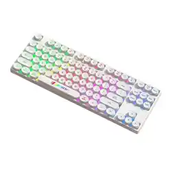 Falabella Teclado Gamer Alámbrico Membrana Retroiluminación Dk600 Blanco oferta
