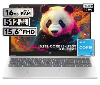 Falabella PORTÁTIL INTEL CORE I3-N305 16GB RAM 512GB SSD 15 FHD GRIS oferta