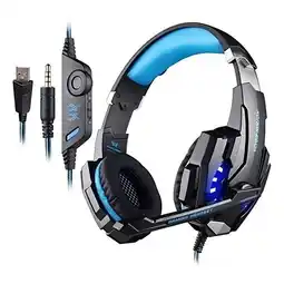 Falabella Audífonos Diadema Gamer PC Kotion G9000 Micrófono Auricular LED oferta
