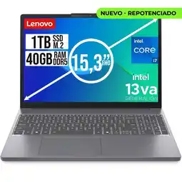 Falabella PORTATIL SLIM INTEL CORE I7 13620H SSD 1TB RAM 40GB DDR5 15,3 WUXGA oferta