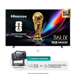 Falabella Televisor | 116 pulgadas LED 4K UHD (3840 x 2161) | 116UX oferta