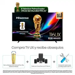 Falabella Televisor | 116 pulgadas LED 4K UHD (3840 x 2161) | 116UX oferta
