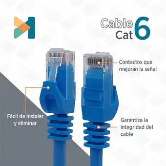 Falabella Patch Cord de Cobre UTP VCP Cat 5e Pcv5e-05b Azul x 1.5 m oferta