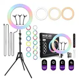 Falabella Aro De Luz 45 Cm Rgb Led Trípode Profesional Control Remoto oferta