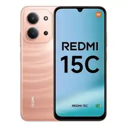 Falabella Celular Redmi 15C 128GB 4GB RAM Ampliable a 8GB Naranja oferta