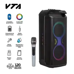 Falabella Parlante Recargable Xbit Sigma 120 W Rms Luces Led oferta