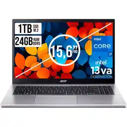 Falabella PORTATIL ASPIRE INTEL CORE I7-13620H SSD 1TB RAM 24GB DDR5 15,6 IPS FHD oferta