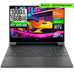Falabella VICTUS AMD RYZEN 7-7445HS RTX 3050 6GB SSD 1TB RAM 16GB LED 15,6 FHD 144Hz oferta