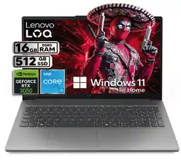 Falabella Portátil Gamer LOQ Intel Core i5-12450HX RTX 3050 16GB RAM 512GB SSD 15.6” FHD oferta