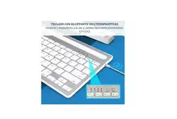 Falabella Teclado Inalambrico Bluetooth 2 Canales Multi Dispositivo AS-199 oferta
