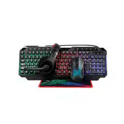 Falabella COMBO GAMER 4 EN 1 TECLADO + MOUSE RGB + DIADEMA + PAD MOUSE oferta