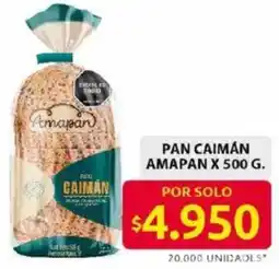 Ara Amapan pan caimán oferta