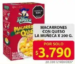 Ara La muñeca macarrones con queso oferta