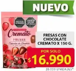 Ara Cremato fresas con chocolate oferta