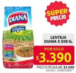 Ara Diana lenteja oferta