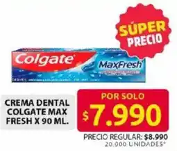 Ara Colgate crema dental max fresh oferta