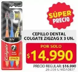 Ara Colgate cepillo dental zigzag oferta