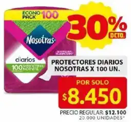 Ara Nosotras protectores diarios oferta