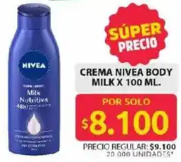 Ara Nivea crema body milk oferta