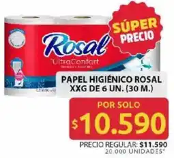 Ara Rosal papel higiénico xxg oferta