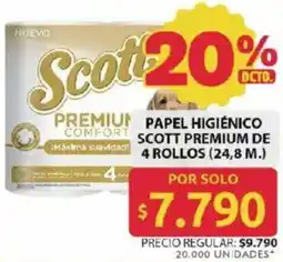 Ara Scott premium papel higiénico comfort oferta