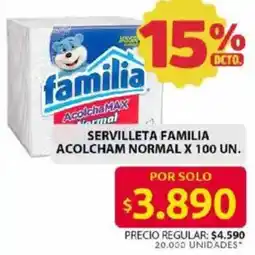 Ara Familia servilleta acolcham normal oferta