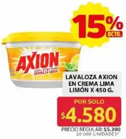 Ara Axion lavaloza en crema lima limón oferta
